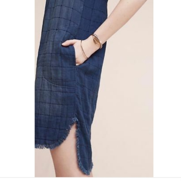 Cloth & Stone Quilted Shift Dress Anthropologie - Picture 7 of 8